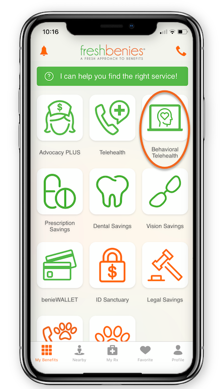 freshbenies Behavioral Telehealth