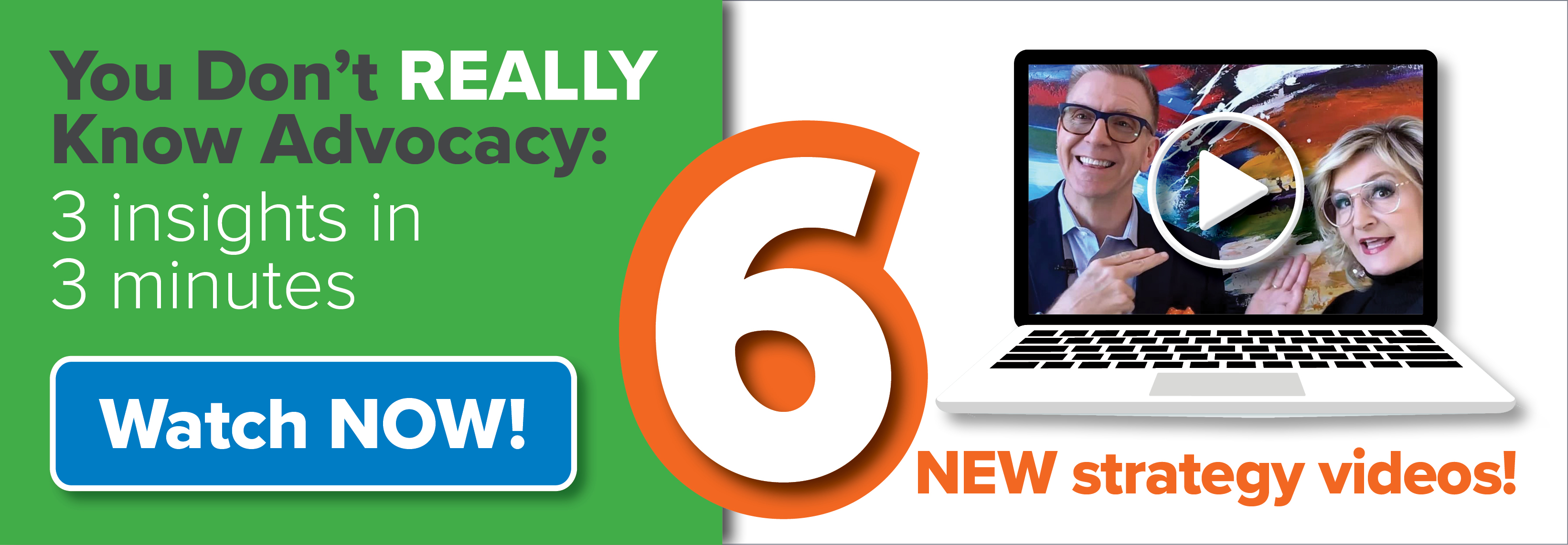 Catch 3 Advocacy insights in 3 minutes
