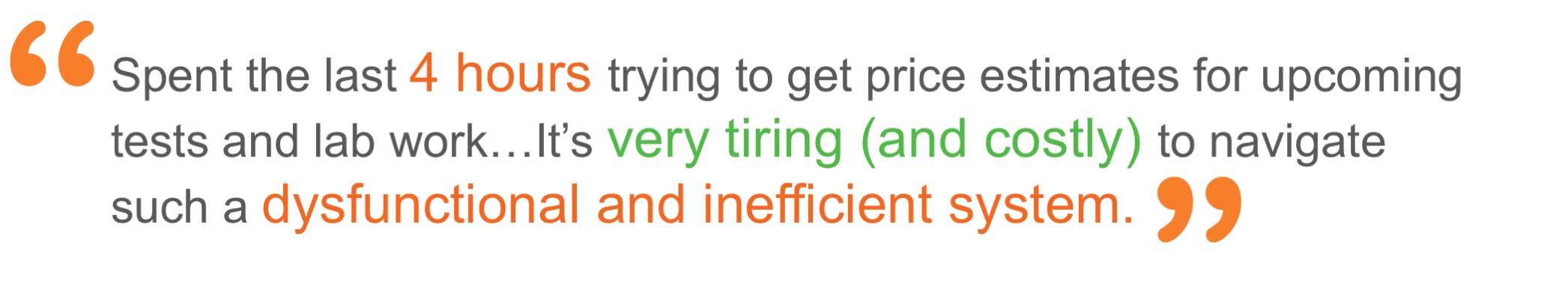 Inefficient system